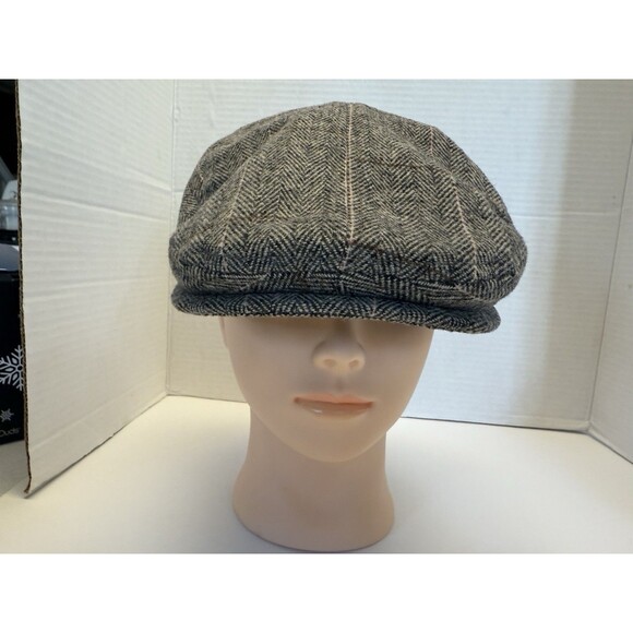 Dockers Other - Men's/Women’s Dockers Plaid Herringbone TweedFlat Wool Blend Ivy Cap Sz S/M New